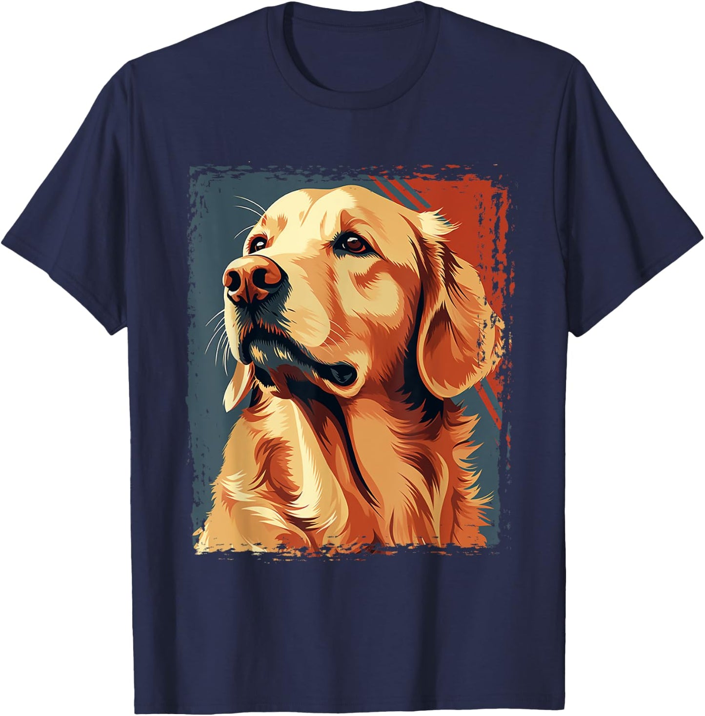 Golden Retriever for Kid Boys Girls Funny Dog Lover T-Shirt - T-Shirt | Navy