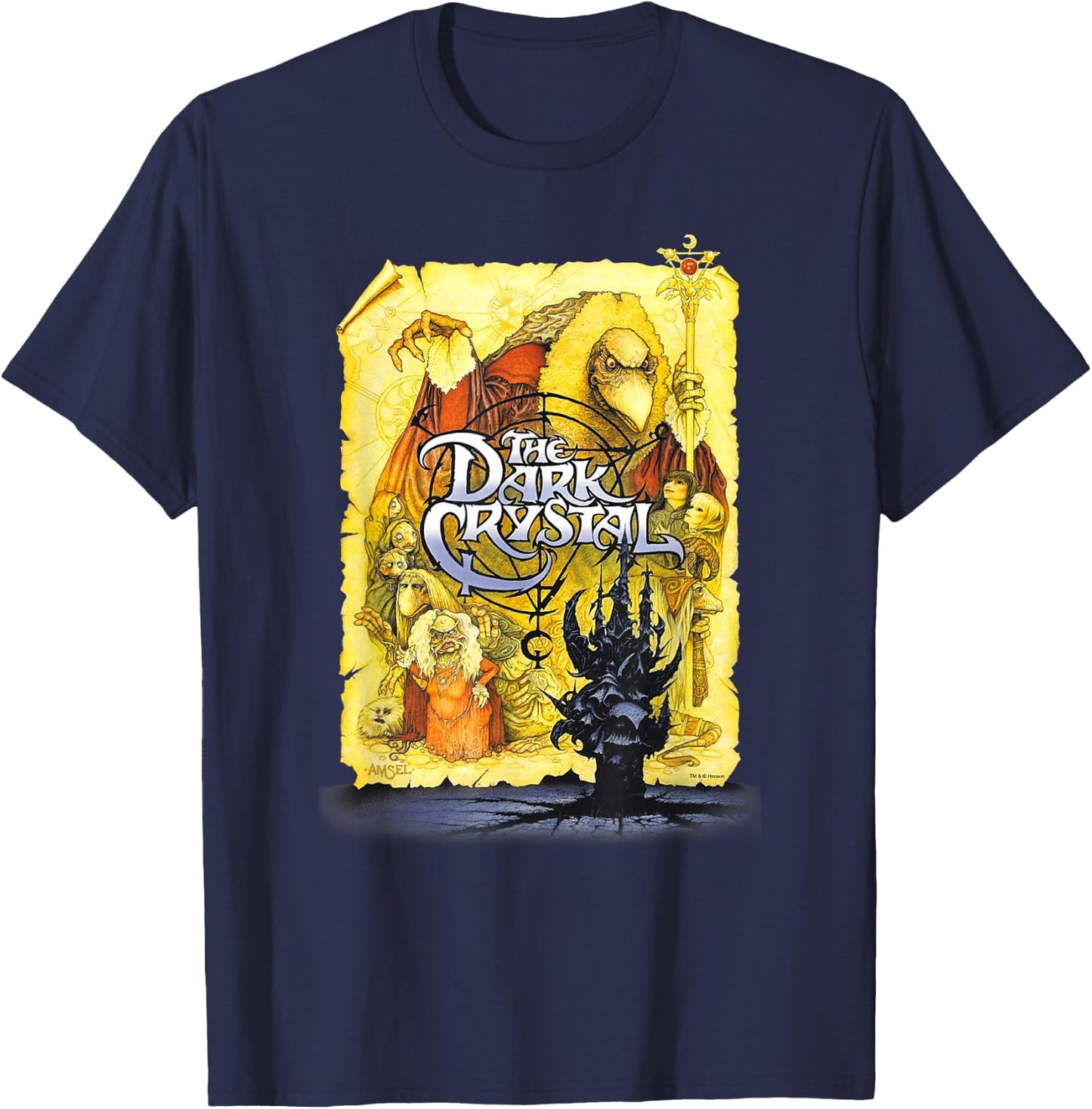 The Dark Crystal Poster T-Shirt - T-Shirt | Navy