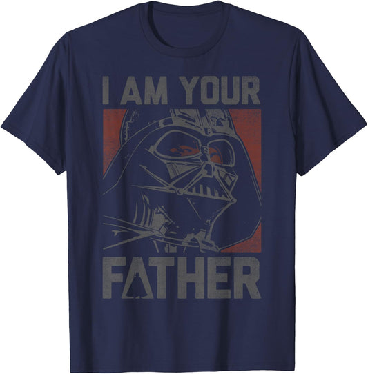 Star Wars Darth Vader I Am Your Father Poster T-Shirt - T-Shirt | Navy
