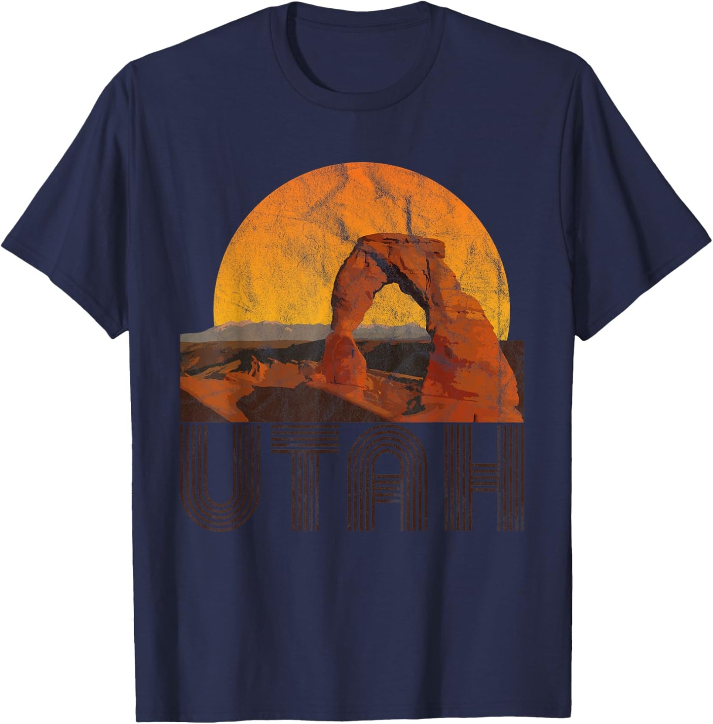 Vintage Utah T-Shirt - T-Shirt | Navy