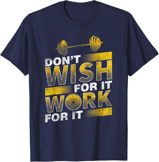 Gym Workout Fitness Art Weight Lifting Pumping Iron Gift T-Shirt - T-Shirt | Navy