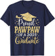 Pawpaw Senior 2025 Proud Pawpaw Of A Class Of 2025 Graduate T-Shirt - T-Shirt | Navy