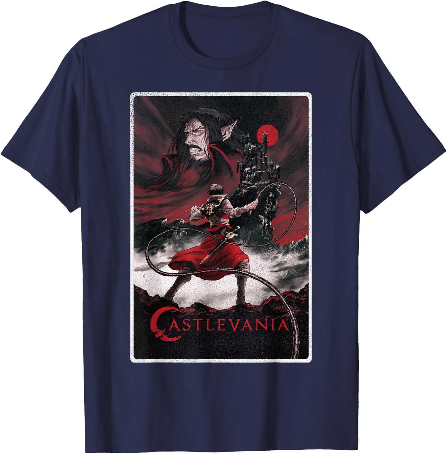 Netflix Castlevania Poster T-Shirt - T-Shirt | Navy