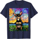 Black and Tan Smooth Chihuahua Starry Night Dog Artwork T-Shirt - T-Shirt | Navy