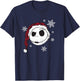 Disney - Nightmare Before Christmas Snowflake Holiday T-Shirt - T-Shirt | Navy