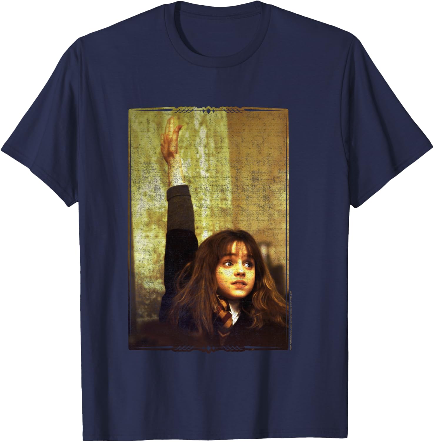 Harry Potter Hermione Granger I Know The Answer Portrait T-Shirt - T-Shirt | Navy