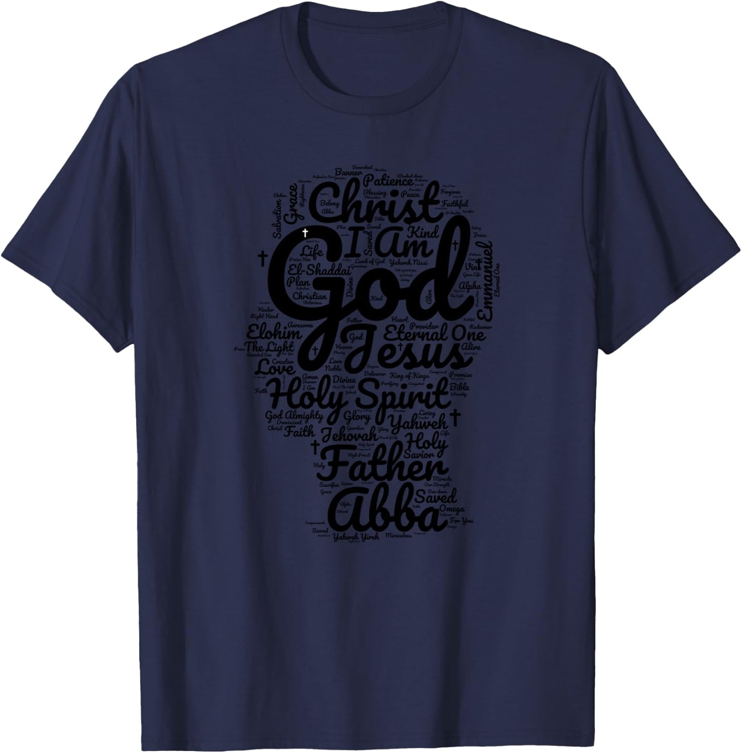 Names of God T-Shirt - T-Shirt | Navy