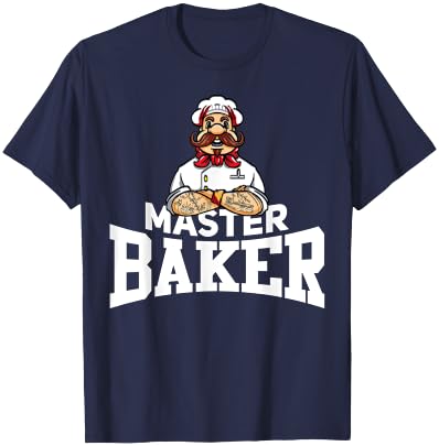 Master Baker Gift Bakery Bread T-Shirt - T-Shirt | Navy