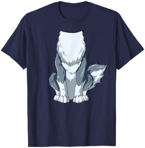 Easy Wolf Costume Wolf Body Headless Wolf Costume T-Shirt - T-Shirt | Navy