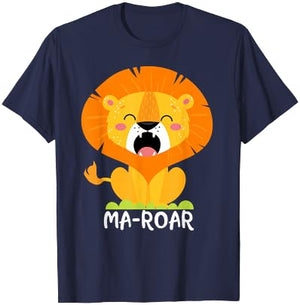 Ma-Roar Passover Jewish Holiday Passover Lion Toddler Kids T-Shirt - T-Shirt | Navy