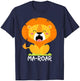 Ma-Roar Passover Jewish Holiday Passover Lion Toddler Kids T-Shirt - T-Shirt | Navy