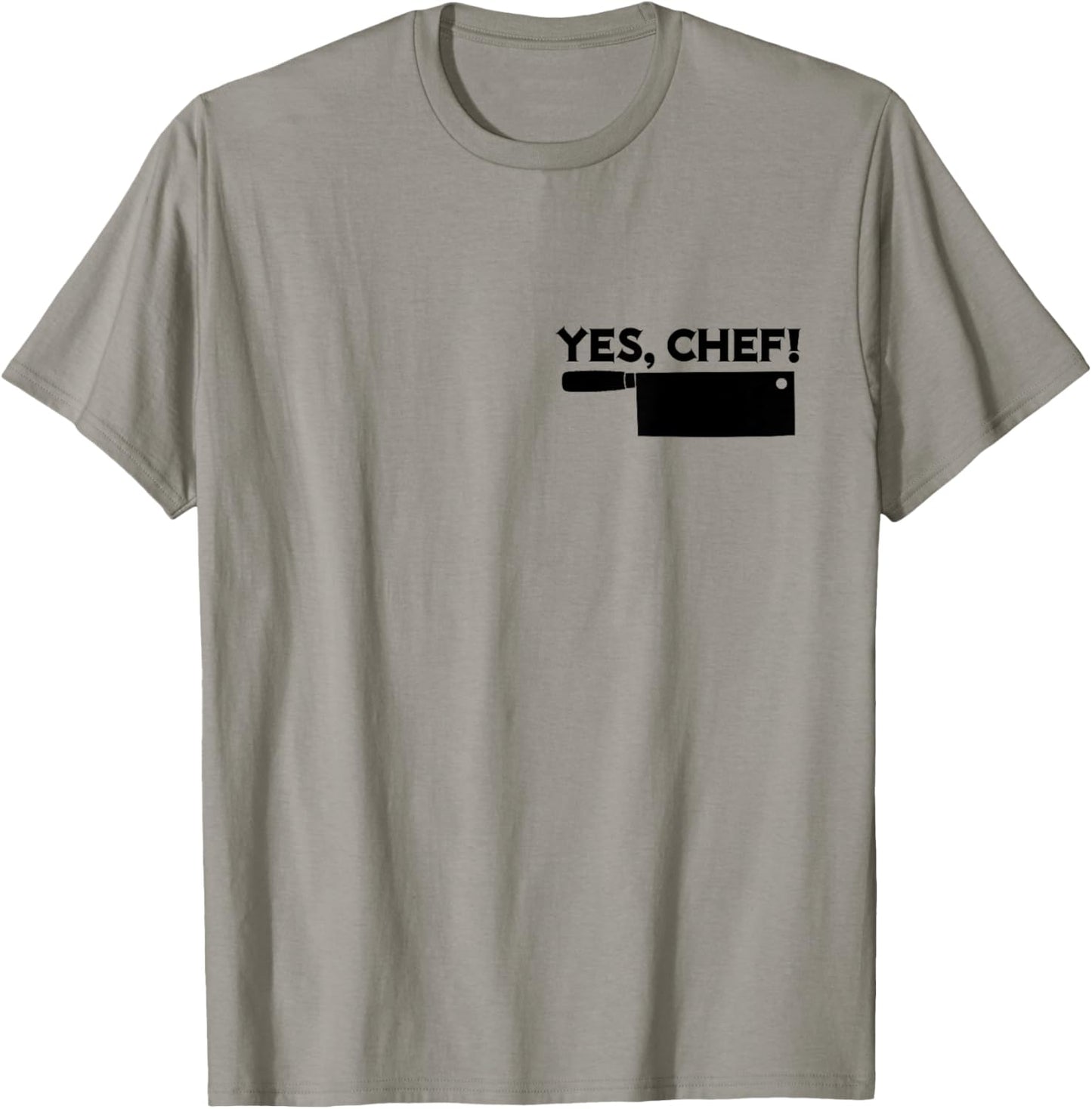 YES, CHEF Professional Sous Chef Simple Text Funny Meme T-Shirt - T-Shirt | Sand