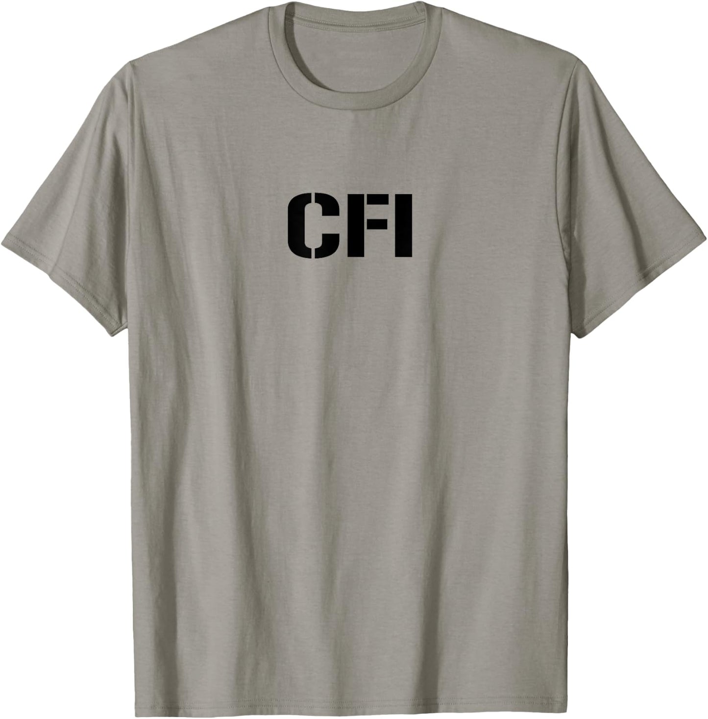 CFI Certified Flight Instructor T-Shirt - T-Shirt | Sand