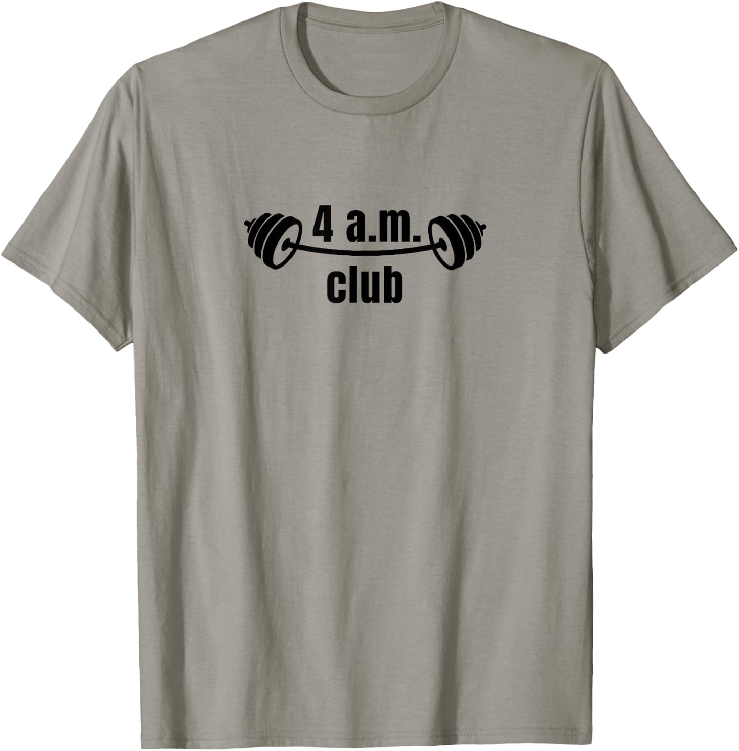 4 A.m. Club | Bodybuilding | Gym T-Shirt - T-Shirt | Sand