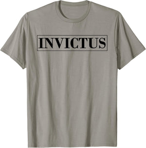 Invictus | Unconquerable and Undefeated T-Shirt - T-Shirt | Sand