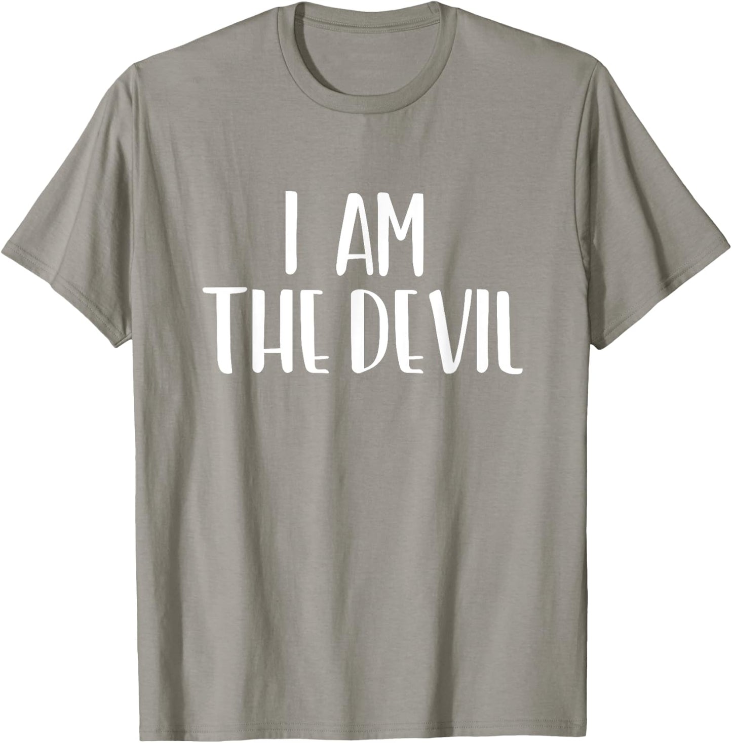 I Am The Devil Halloween I'm Simple Costume Lazy T-Shirt - T-Shirt | Sand
