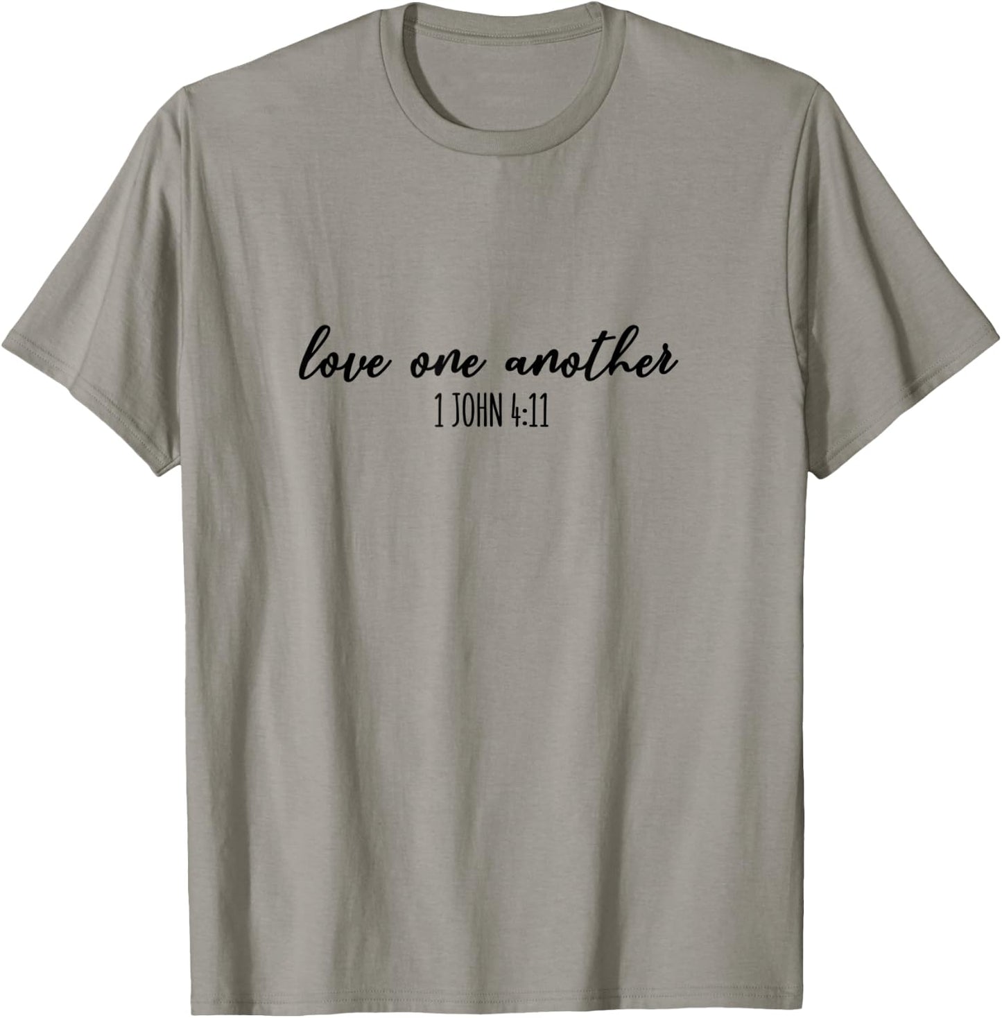 Love One Another - Gift & Men, Christian T-Shirt - T-Shirt | Sand
