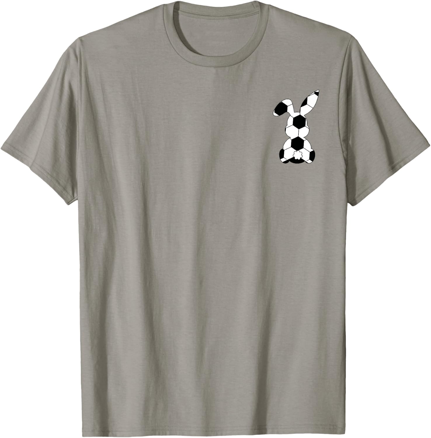 Easter Bunny Soccer Sport Easter Soccer Pocket Rabbit Kids T-Shirt - T-Shirt | Sand