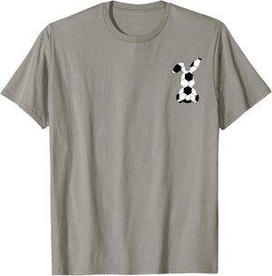 Easter Bunny Soccer Sport Easter Soccer Pocket Rabbit Kids T-Shirt - T-Shirt | Sand