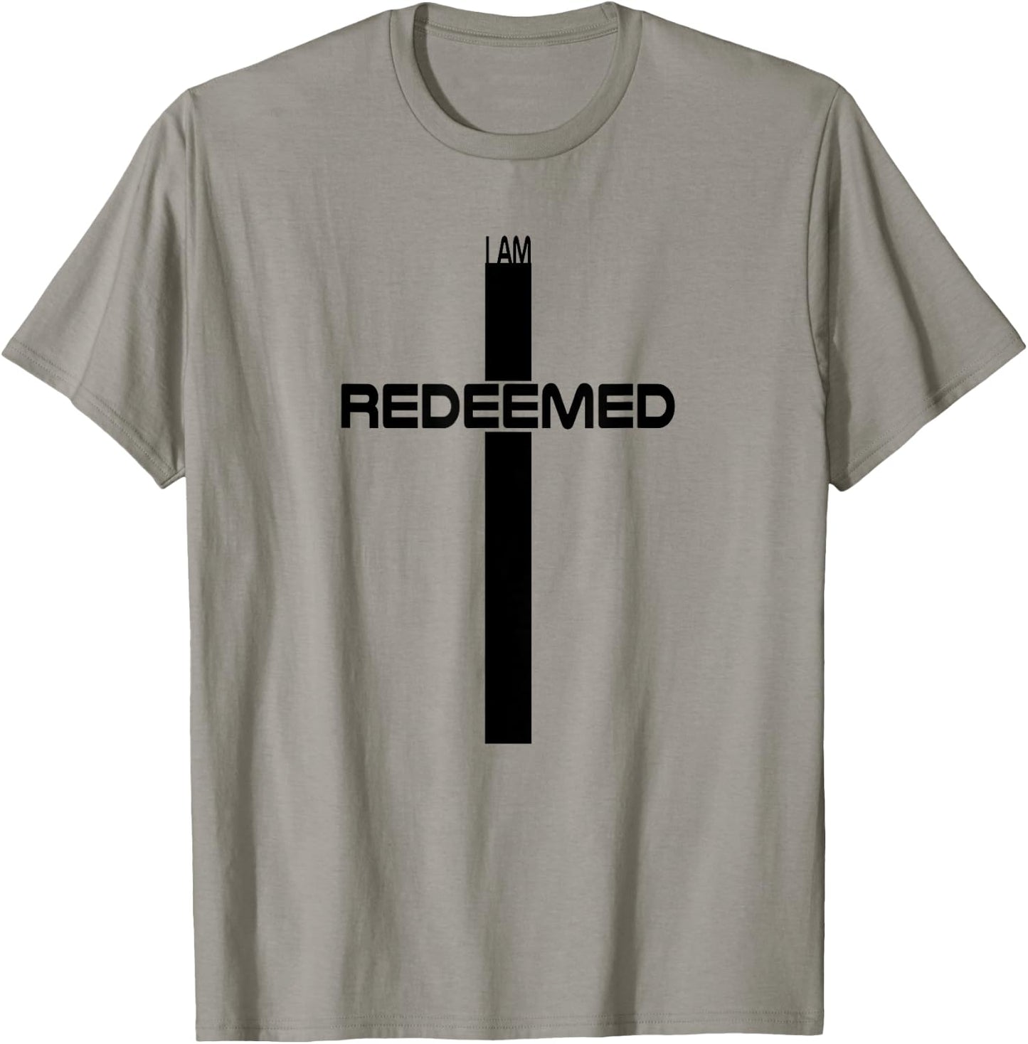 I Am Redeemed Modern Christianity Christian Design T-Shirt - T-Shirt | Sand