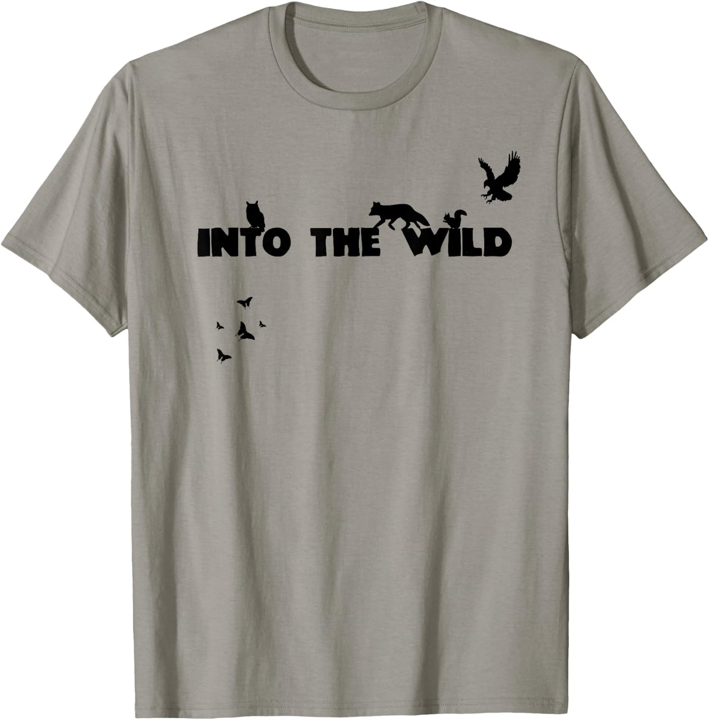 INTO THE WILD Pure nature with wild animals T-Shirt - T-Shirt | Sand