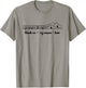 Climb on any mountain, camping, music, hiker, climber T-Shirt - T-Shirt | Sand