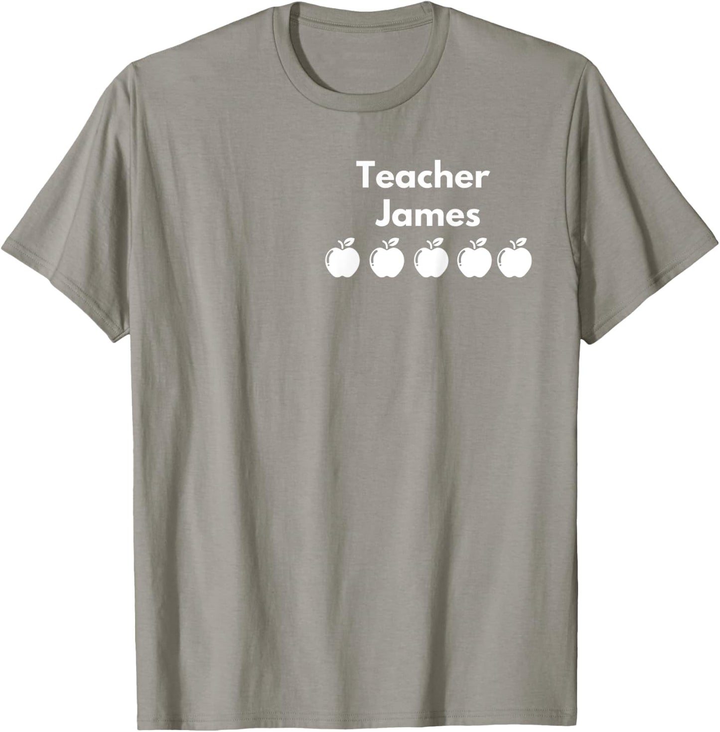 VIPKID | Teacher James| 5 Apple Review T-Shirt - T-Shirt | Sand