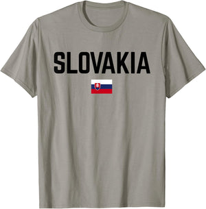 SLOVAKIA Flag | Men Woman Kids | SLOVAKIA T-Shirt - T-Shirt | Sand