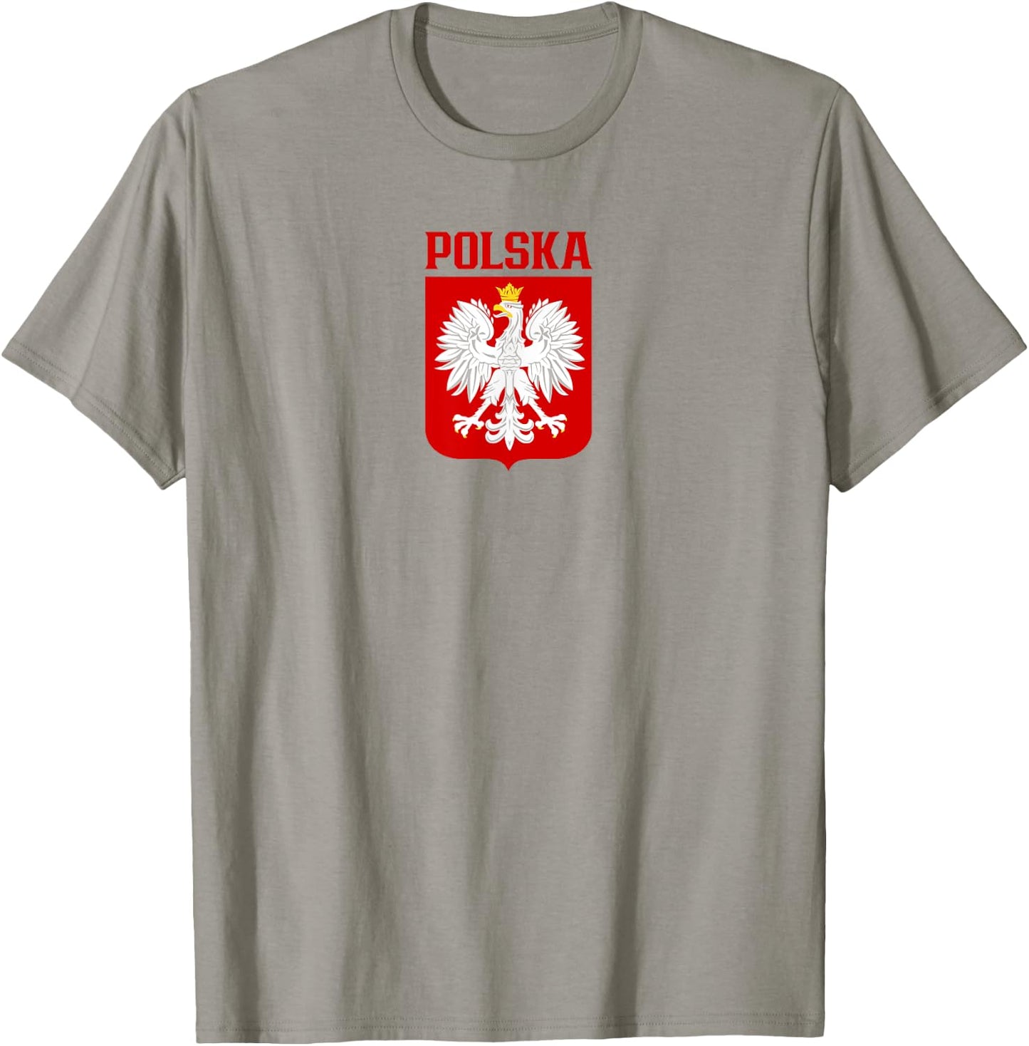 Polska, Polish White Eagle, Polskie Godlo, Polish Emblem T-Shirt - T-Shirt | Sand