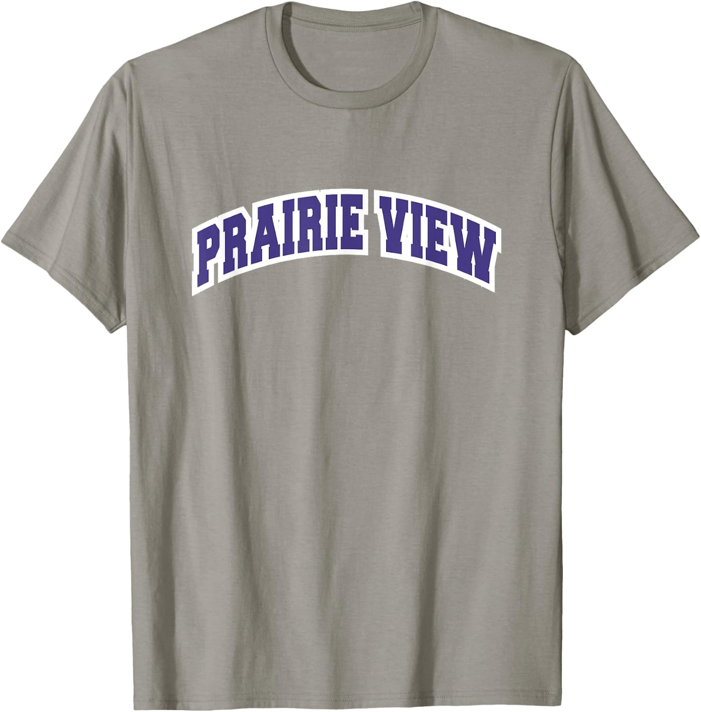 Prairie View Texas Classic Athletic Sports Grey T-Shirt - T-Shirt | Sand