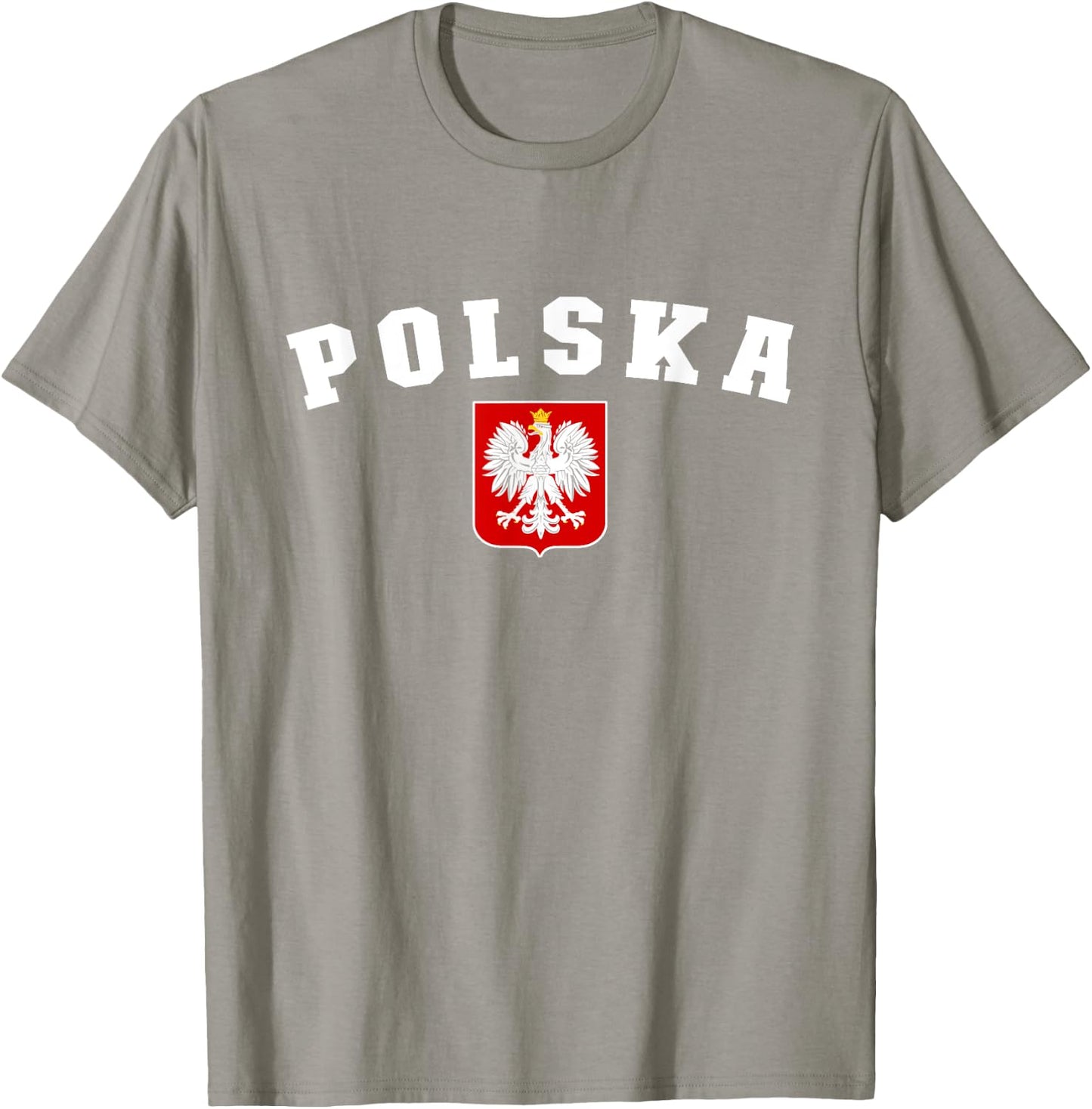 Polska, Polish White Eagle, Polish Emblem, Retro Polish Red T-Shirt - T-Shirt | Sand