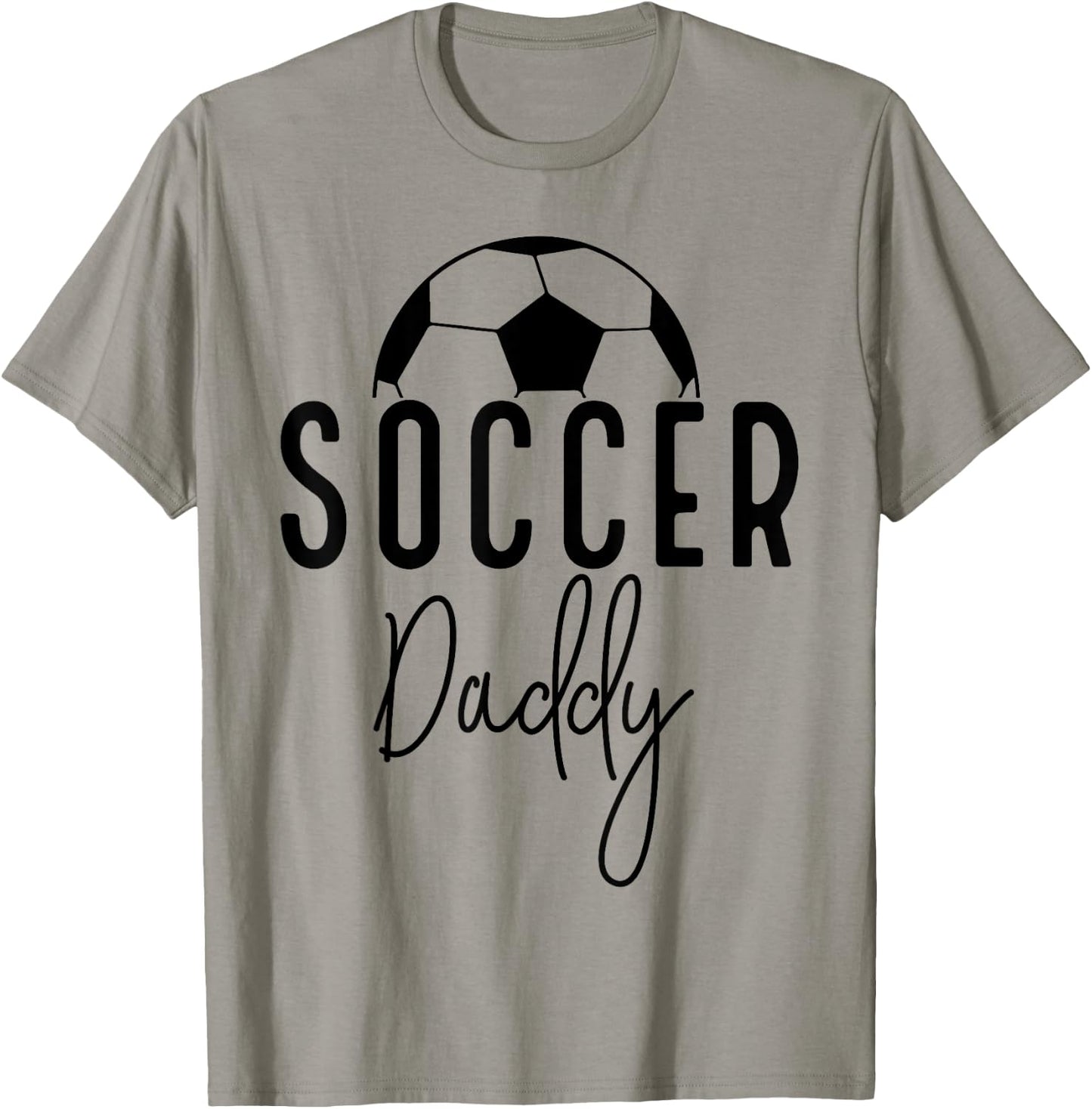 Soccer Dad Daddy Player Coach Fan Game Day Gift Men Father T-Shirt - T-Shirt | Sand