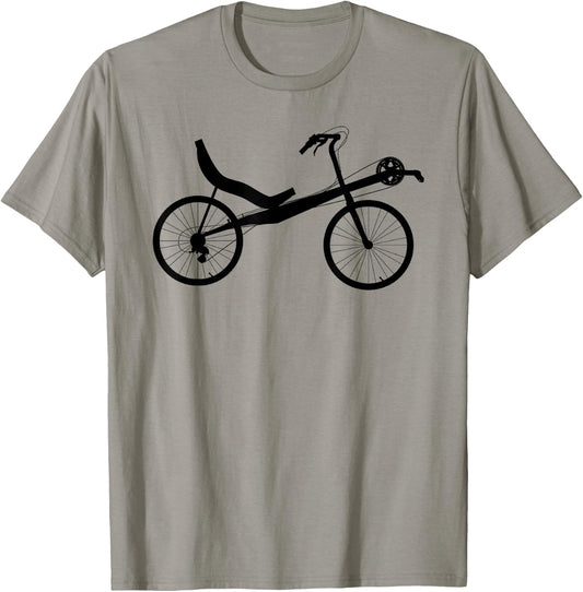 Recumbent Bike Bicycle Cycling T-Shirt - T-Shirt | Sand