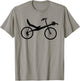 Recumbent Bike Bicycle Cycling T-Shirt - T-Shirt | Sand