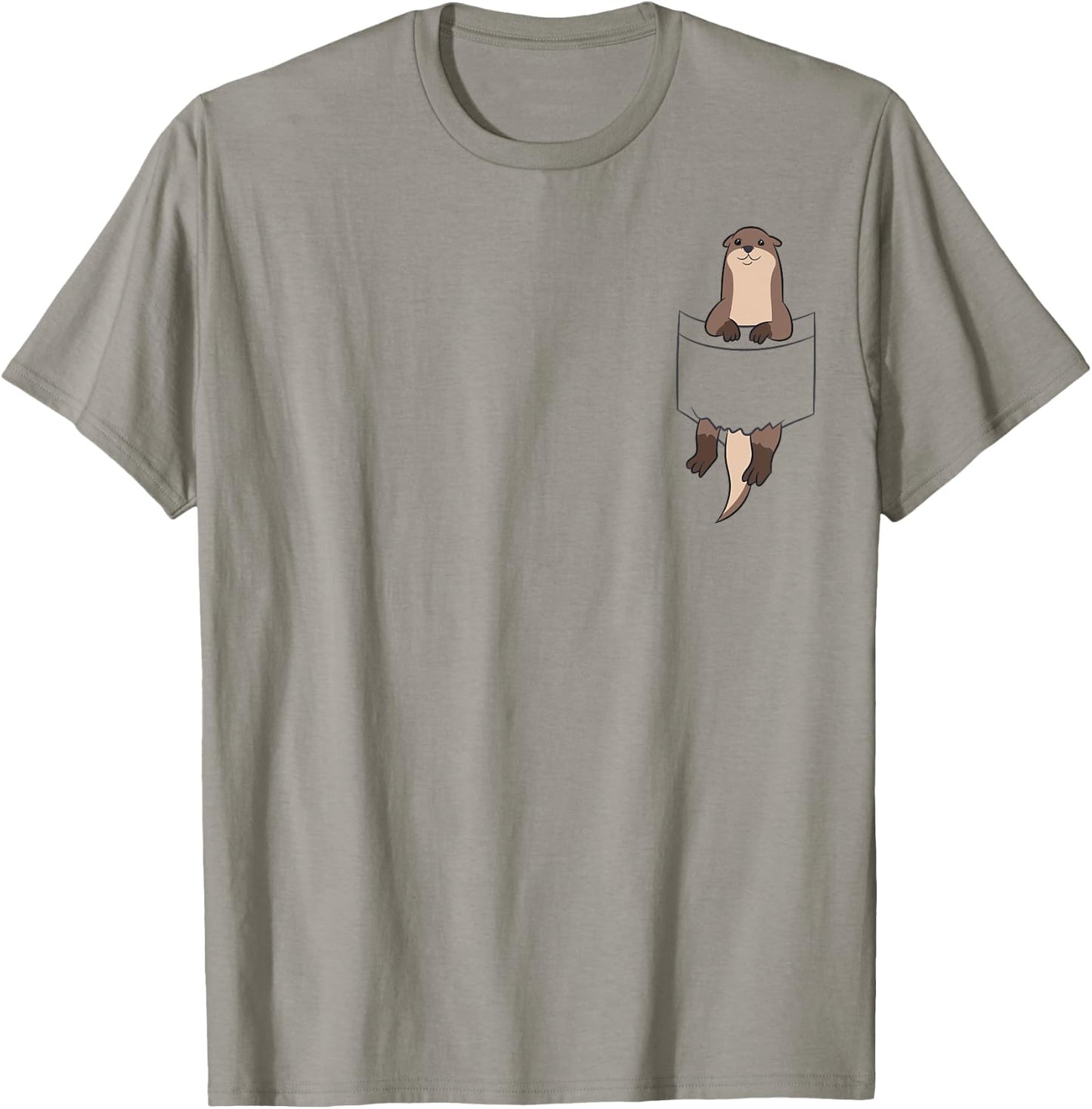 Sea in The Pocket Men Women Kids Otters Pocket Sea Otter T-Shirt - T-Shirt | Sand