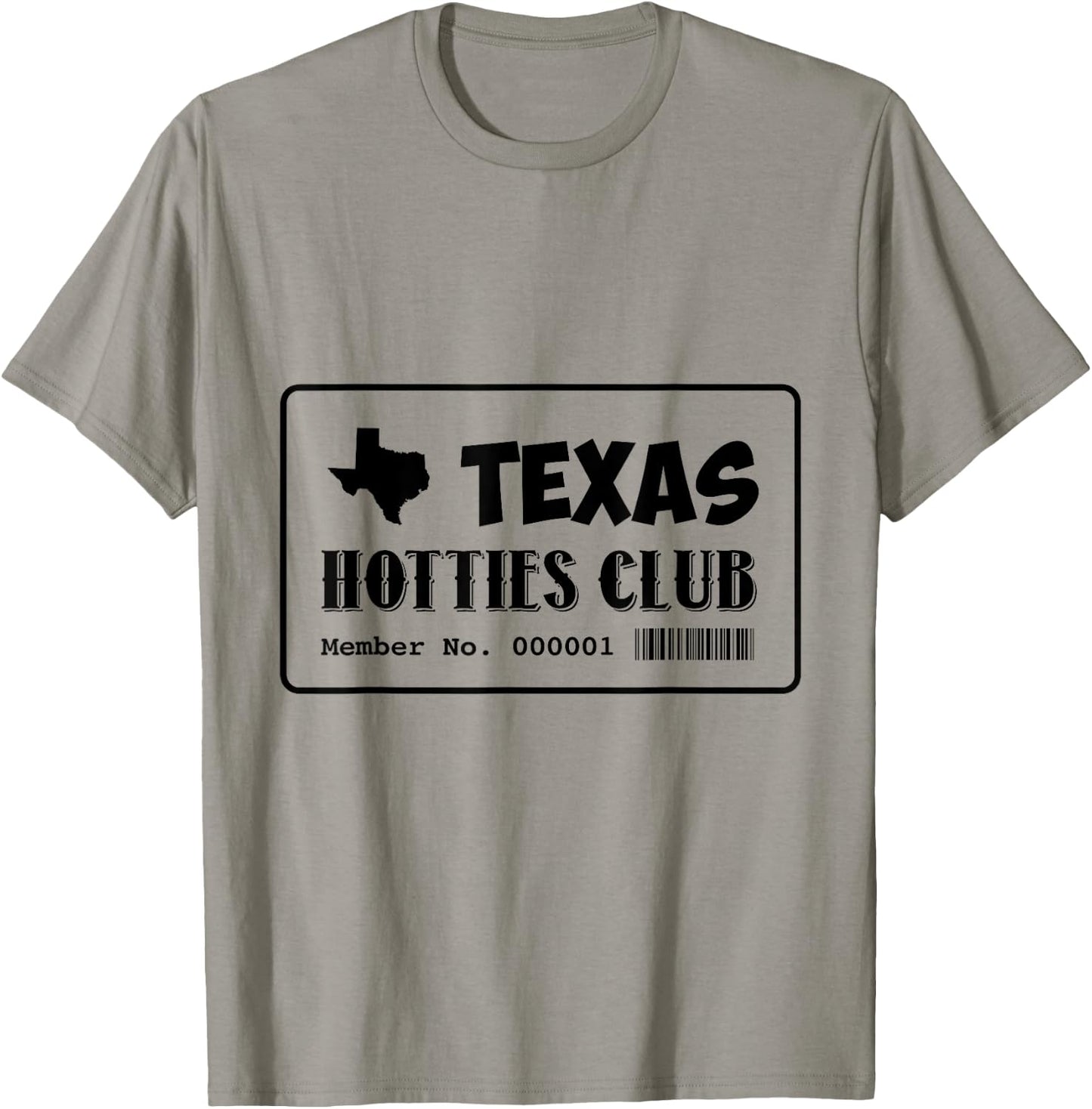 Texas Hotties Club Hot Sexy Women Funny Home State Girls T-Shirt - T-Shirt | Sand