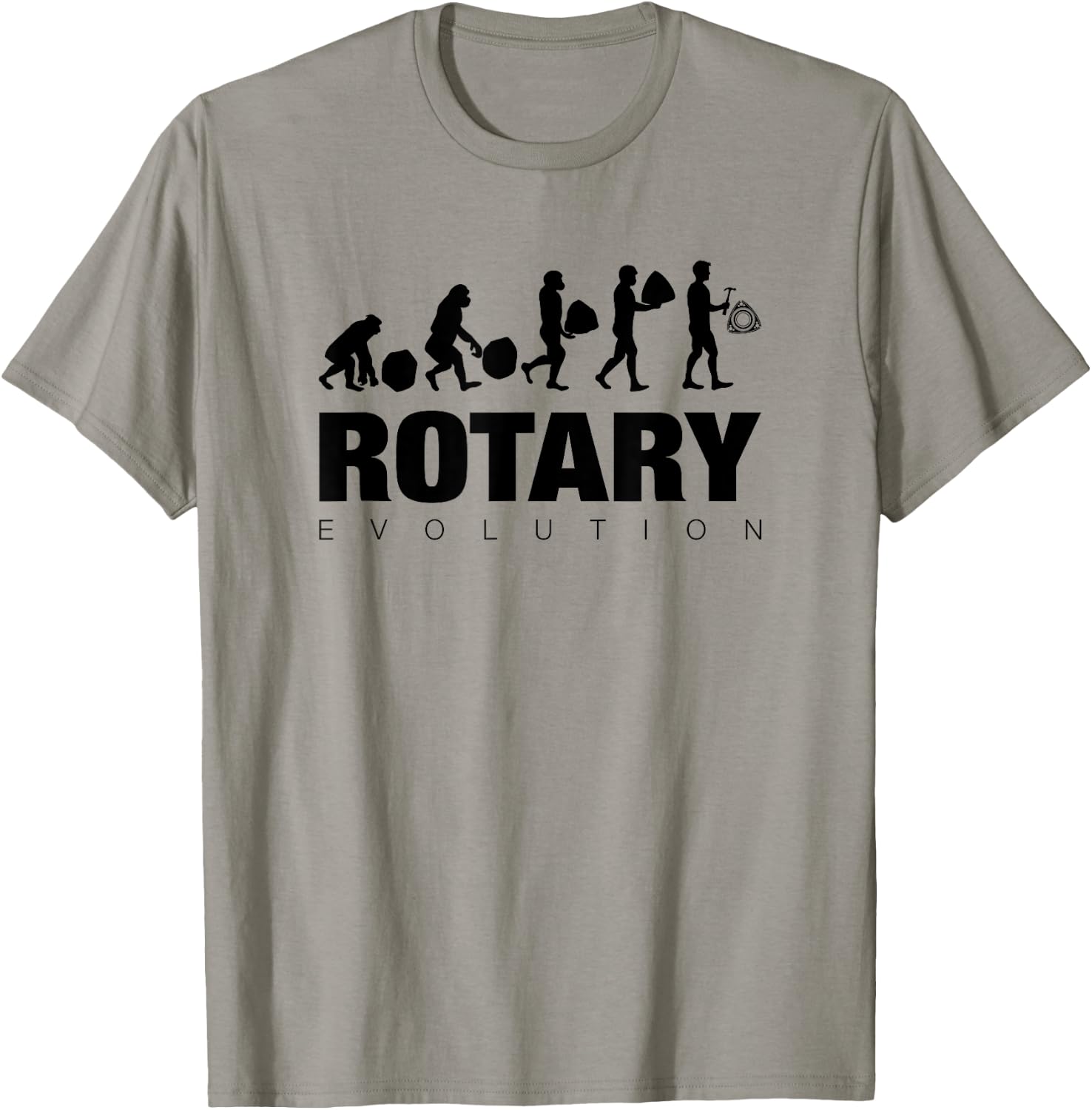 RX7 & RX8 Rotary Evolution T-Shirt - T-Shirt | Sand