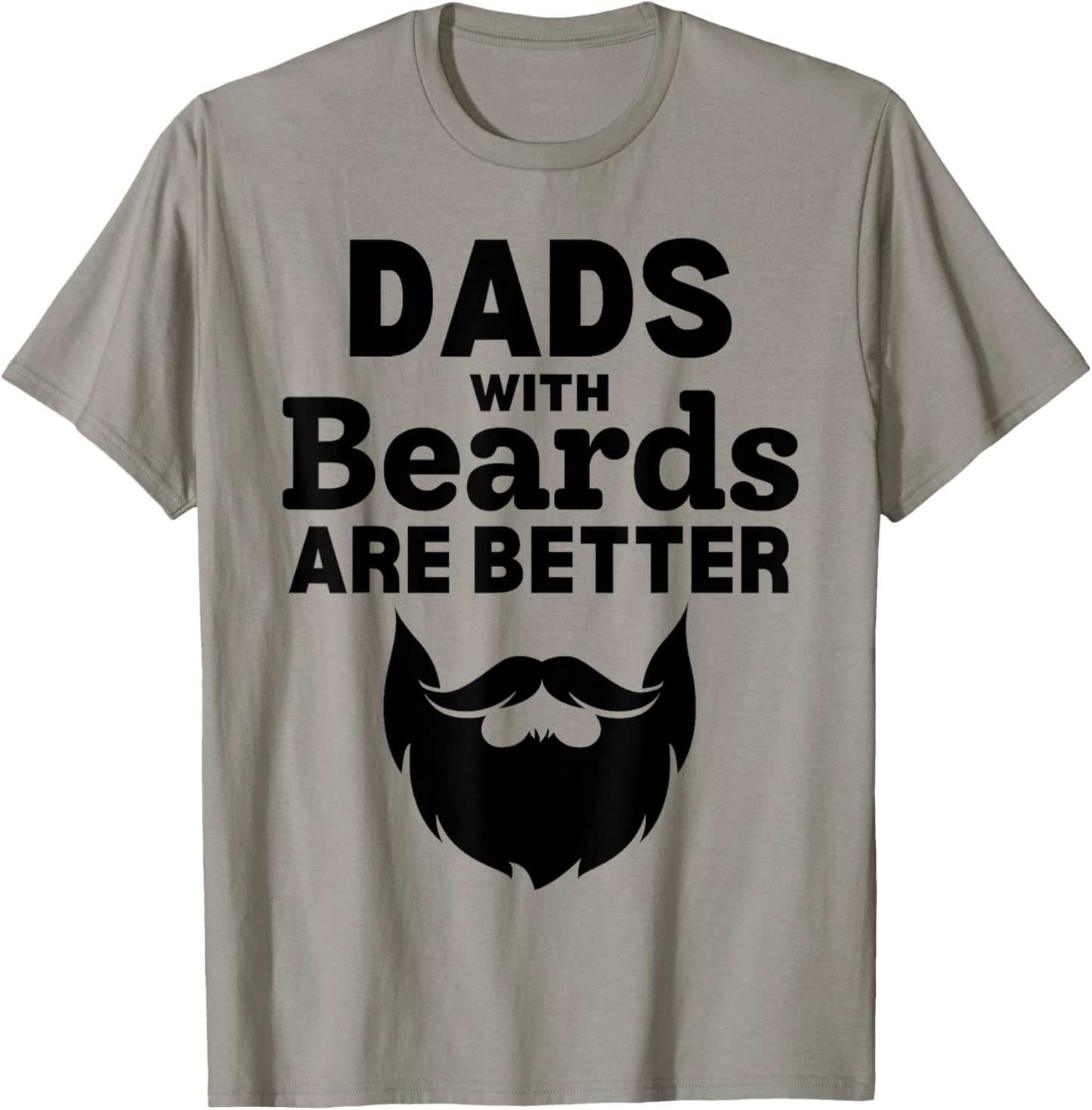 Funny Fathers Day Dad Jokes Daddy Humor Dads with Beard Papa T-Shirt - T-Shirt | Sand