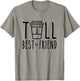 Tall Best Friend Funny BFF Matching Outfit Two Bestie Coffee T-Shirt - T-Shirt | Sand