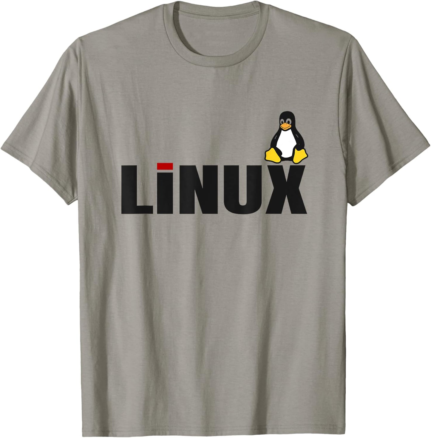 Linux Tux lover tagline and Penguin Logo Open Source Os T-Shirt - T-Shirt | Sand