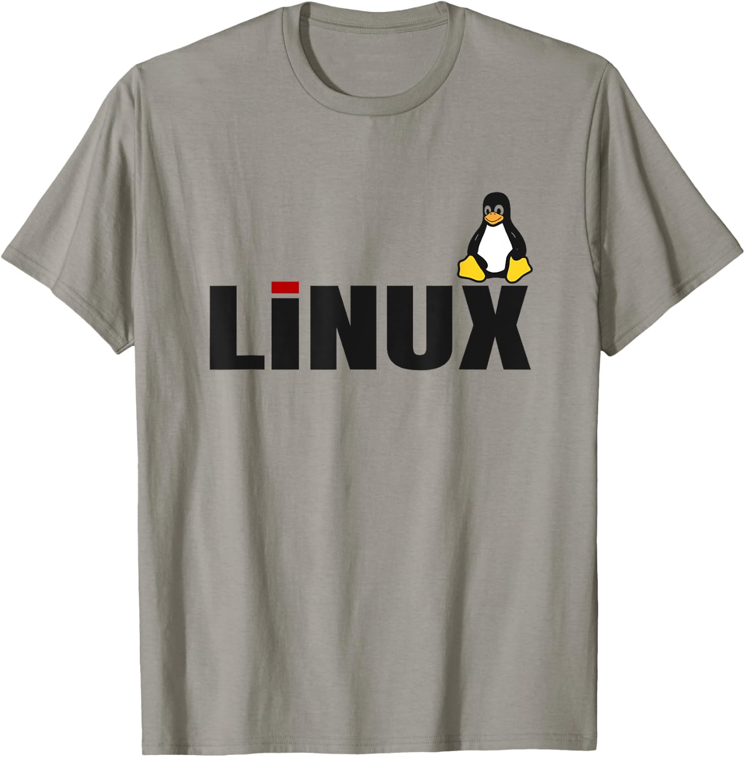 Linux Tux lover tagline and Penguin Logo Open Source Os T-Shirt - T-Shirt | Sand