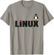 Linux Tux lover tagline and Penguin Logo Open Source Os T-Shirt - T-Shirt | Sand