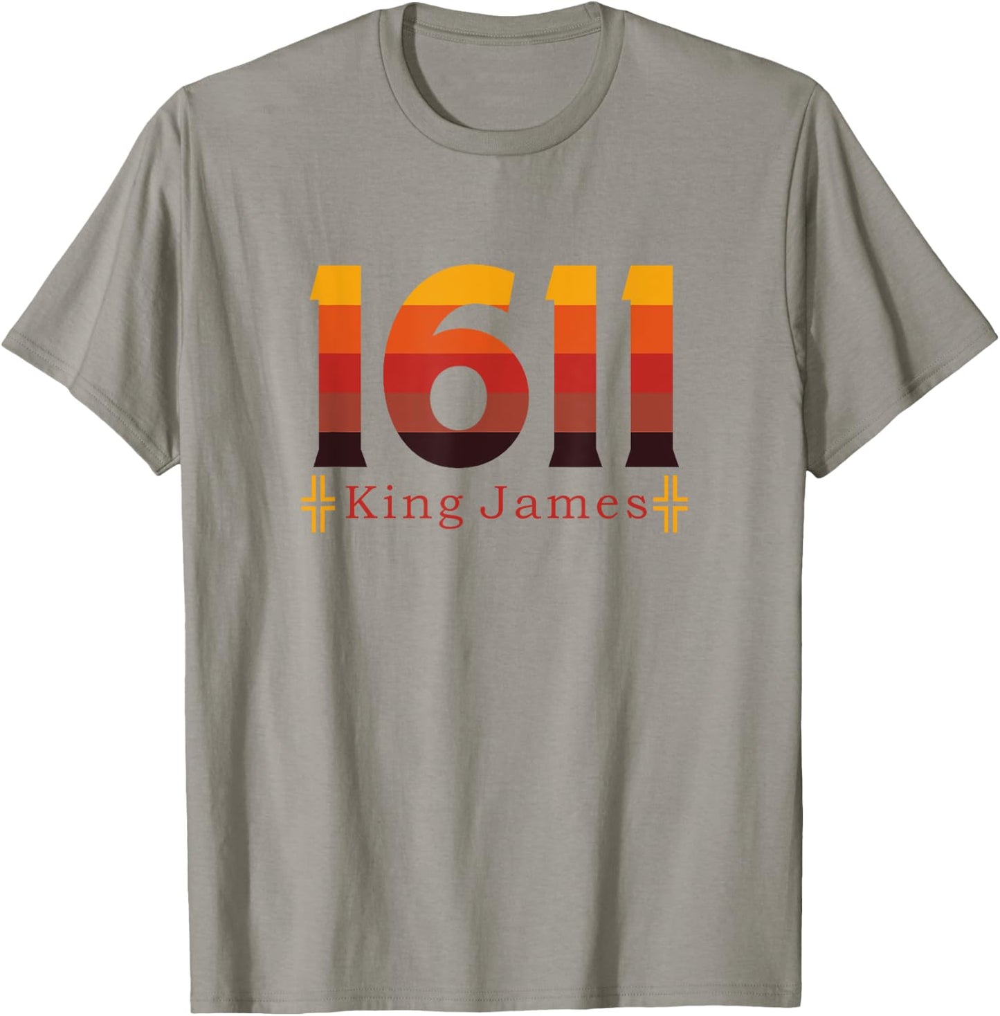 1611 King James Bible KJV Christian Design Men Women T-Shirt - T-Shirt | Sand