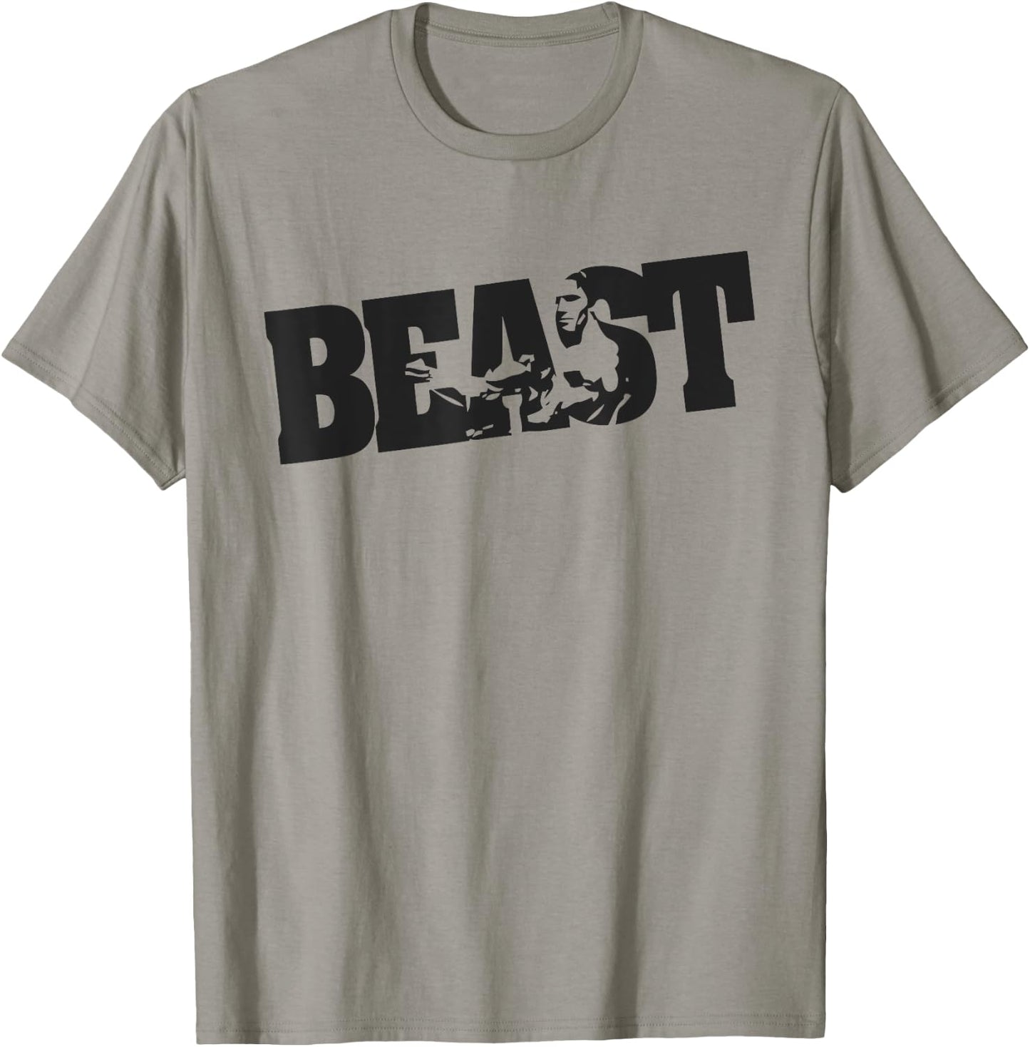 BEAST WORKOUT | cross train clothes for the gym T-Shirt - T-Shirt | Sand