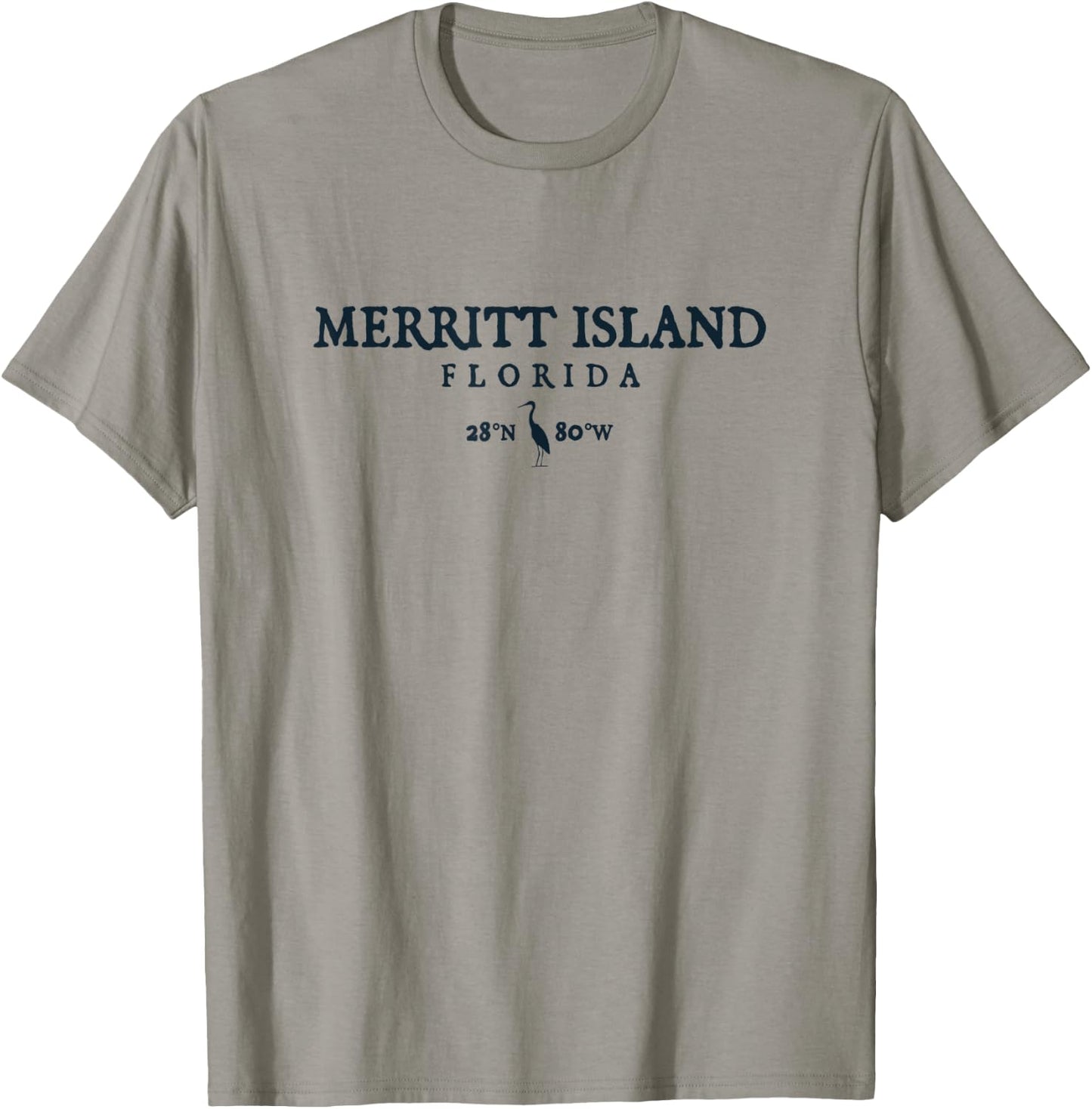 Merritt Island Florida Palm Tree Surf Beach Gift Men Women T-Shirt - T-Shirt | Sand