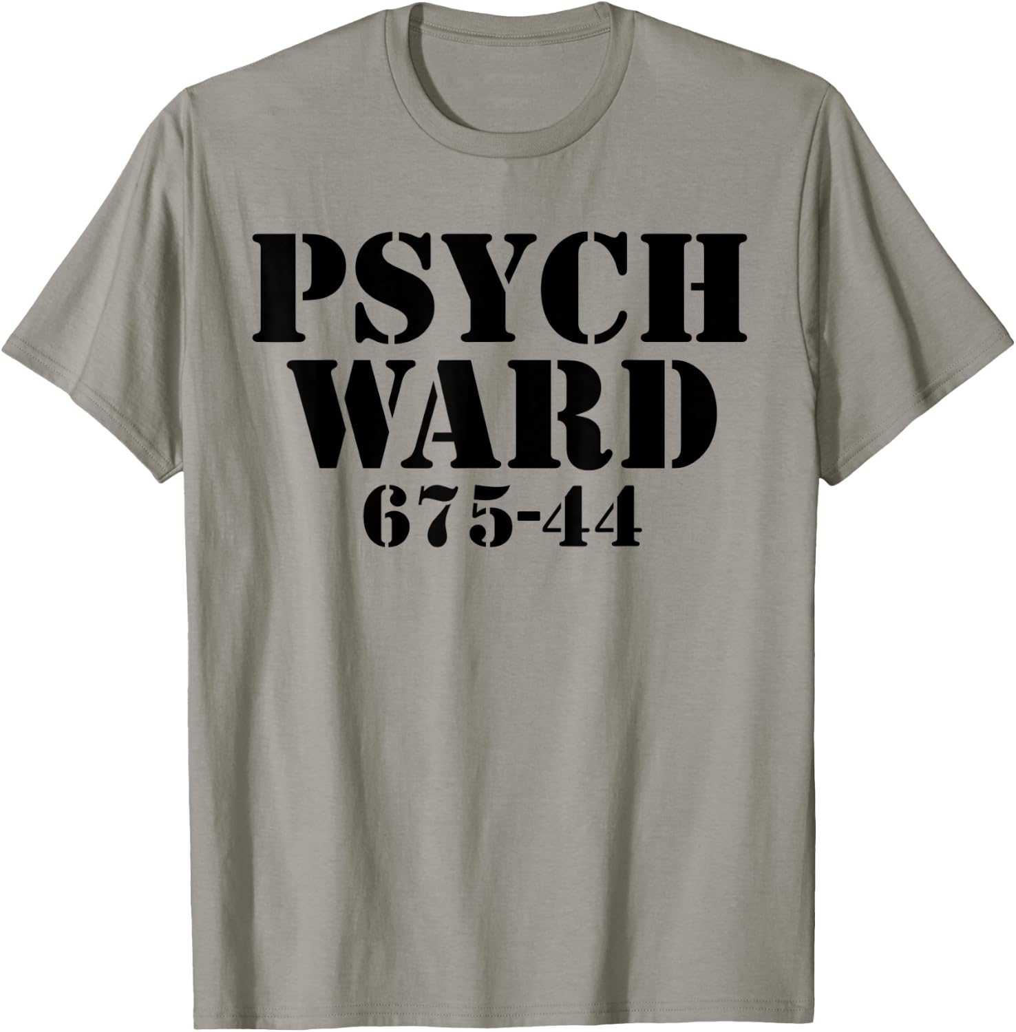 Funny Easy Lazy Halloween Psych Ward Prison Costume Outfit T-Shirt - T-Shirt | Sand