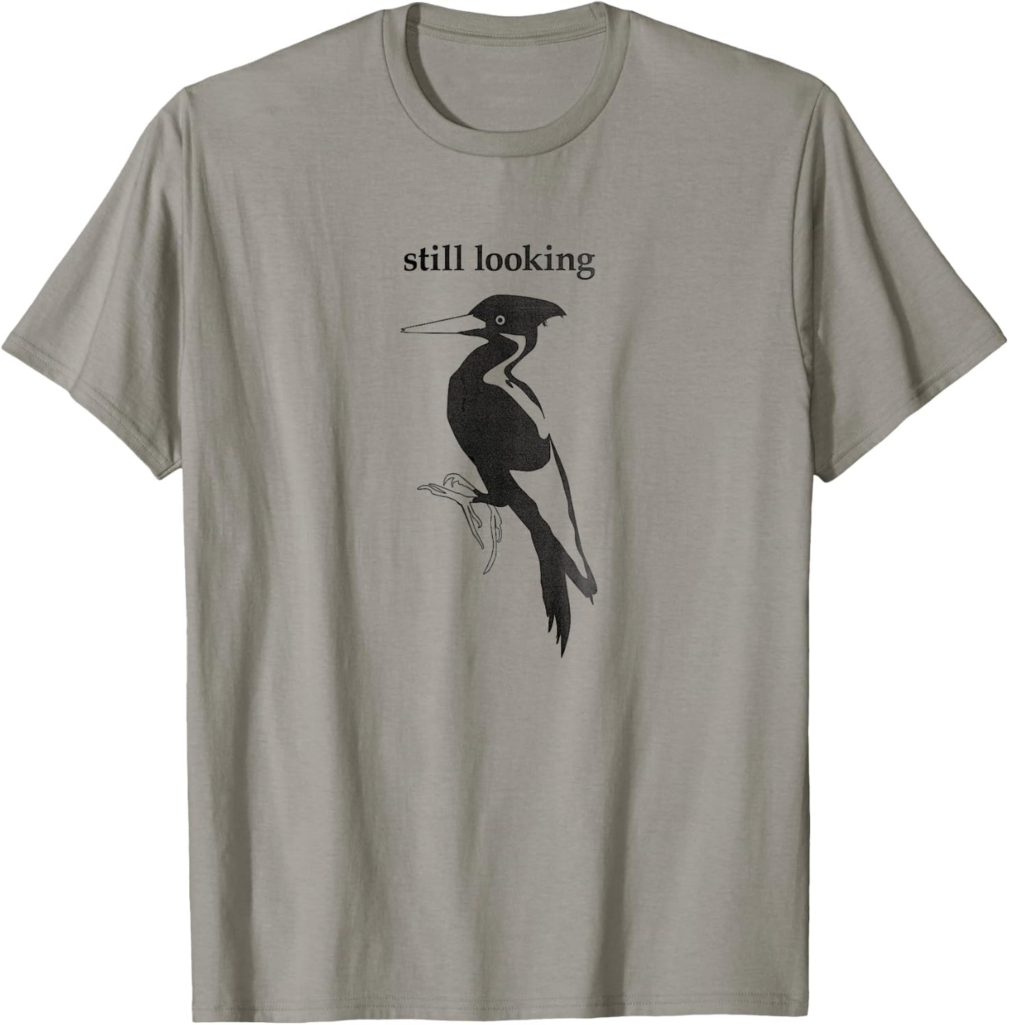 Ivory-Billed Woodpecker Extinct Bird Birdwatching T-Shirt - T-Shirt | Sand