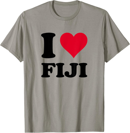 I Love Republic of Fiji T-Shirt - T-Shirt | Sand