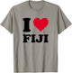 I Love Republic of Fiji T-Shirt - T-Shirt | Sand
