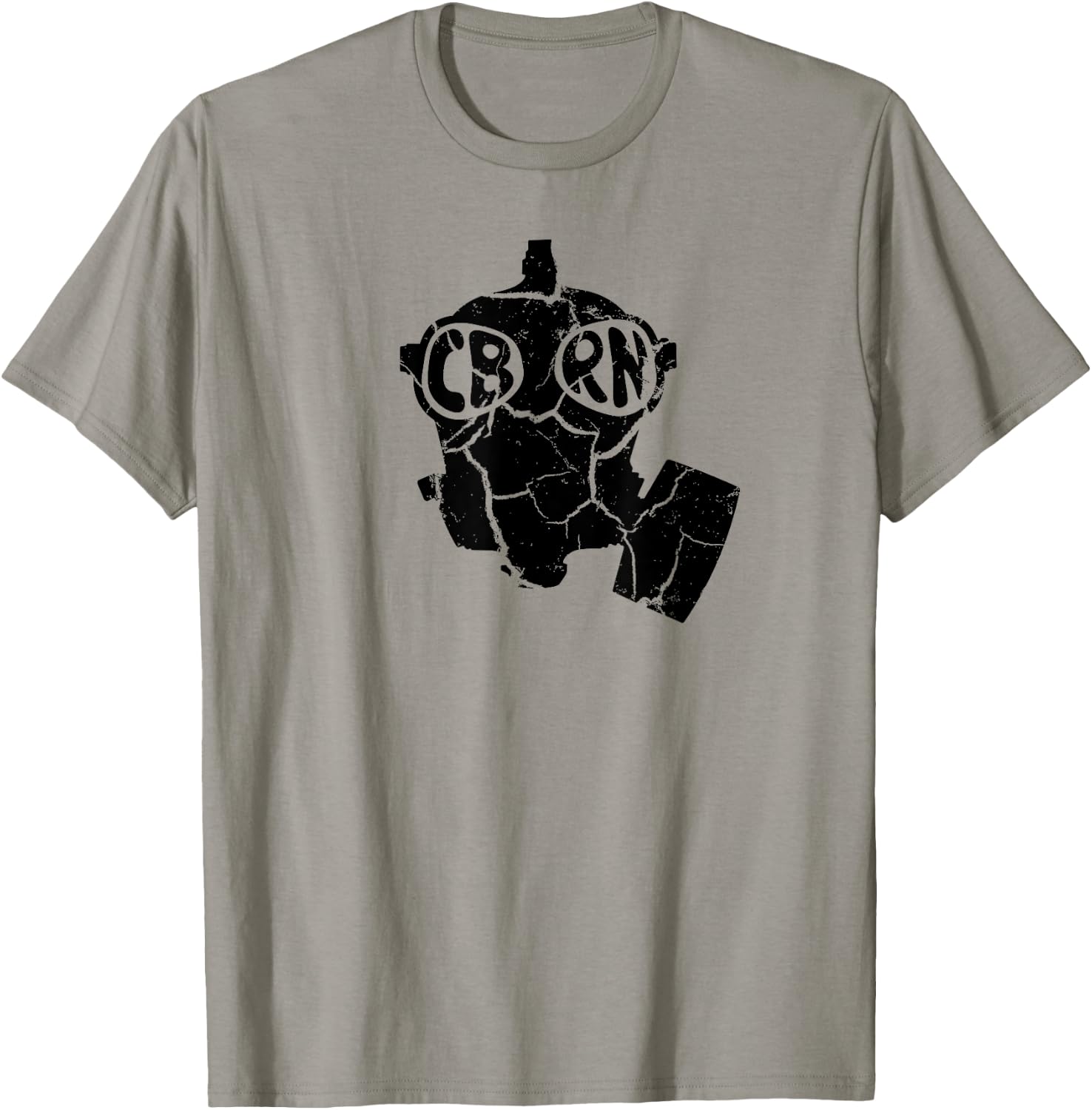 CBRN Gas Mask Army NBC MOPP Gear Military Survival Prepper T-Shirt - T-Shirt | Sand